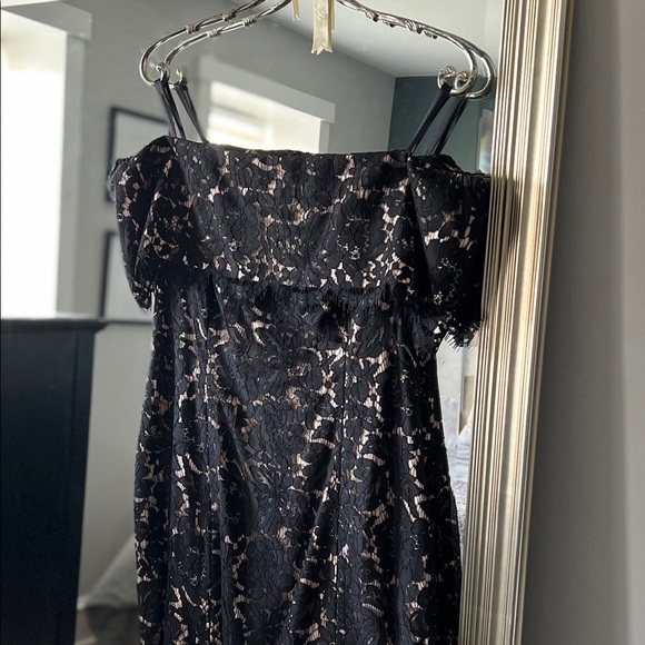 Eliza J Floral Lace Off-Shoulder Dress - Picture 3 of 5